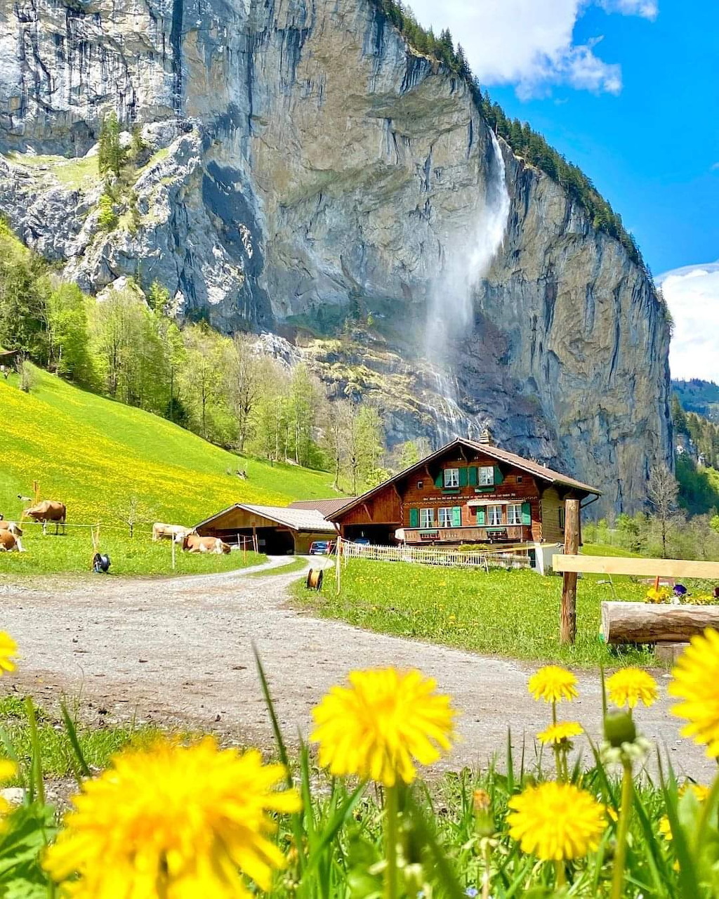 Lauterbrunnen Switzerland Waterfall