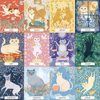 Cat Zodiac Illustration