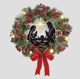 Christmas Nativity Wreath