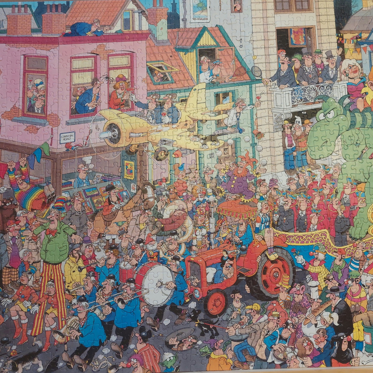 Busy Cartoon Street