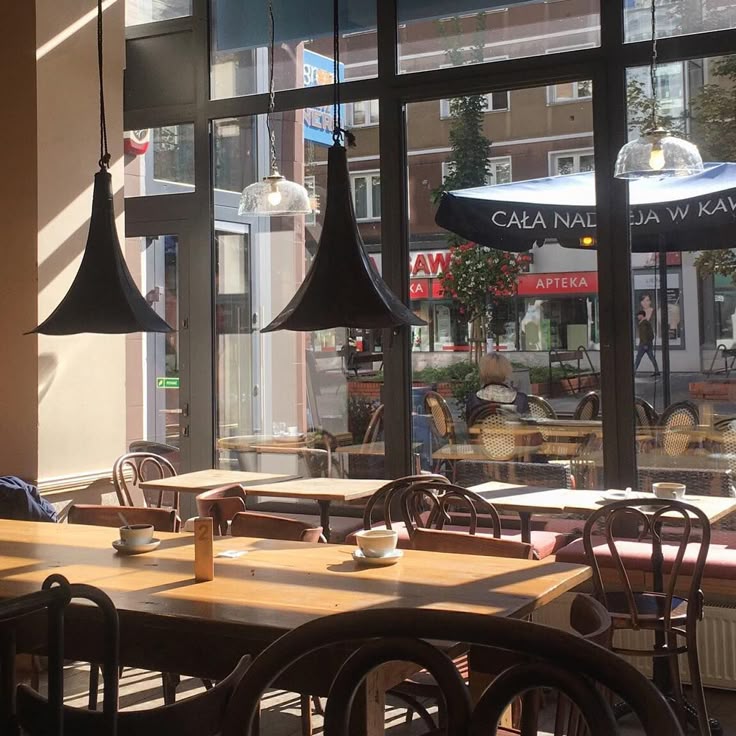 brown cafe interior