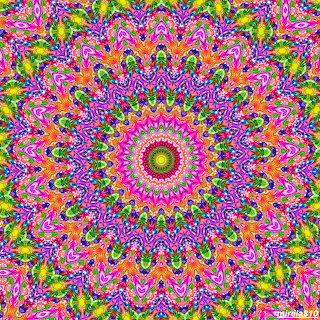 Vibrant Psychedelic Mandala