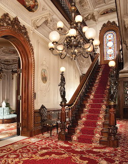 Victorian Mansion Grand Staircase