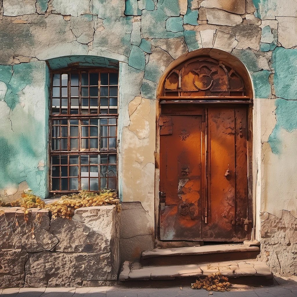 Weathered Door and Window