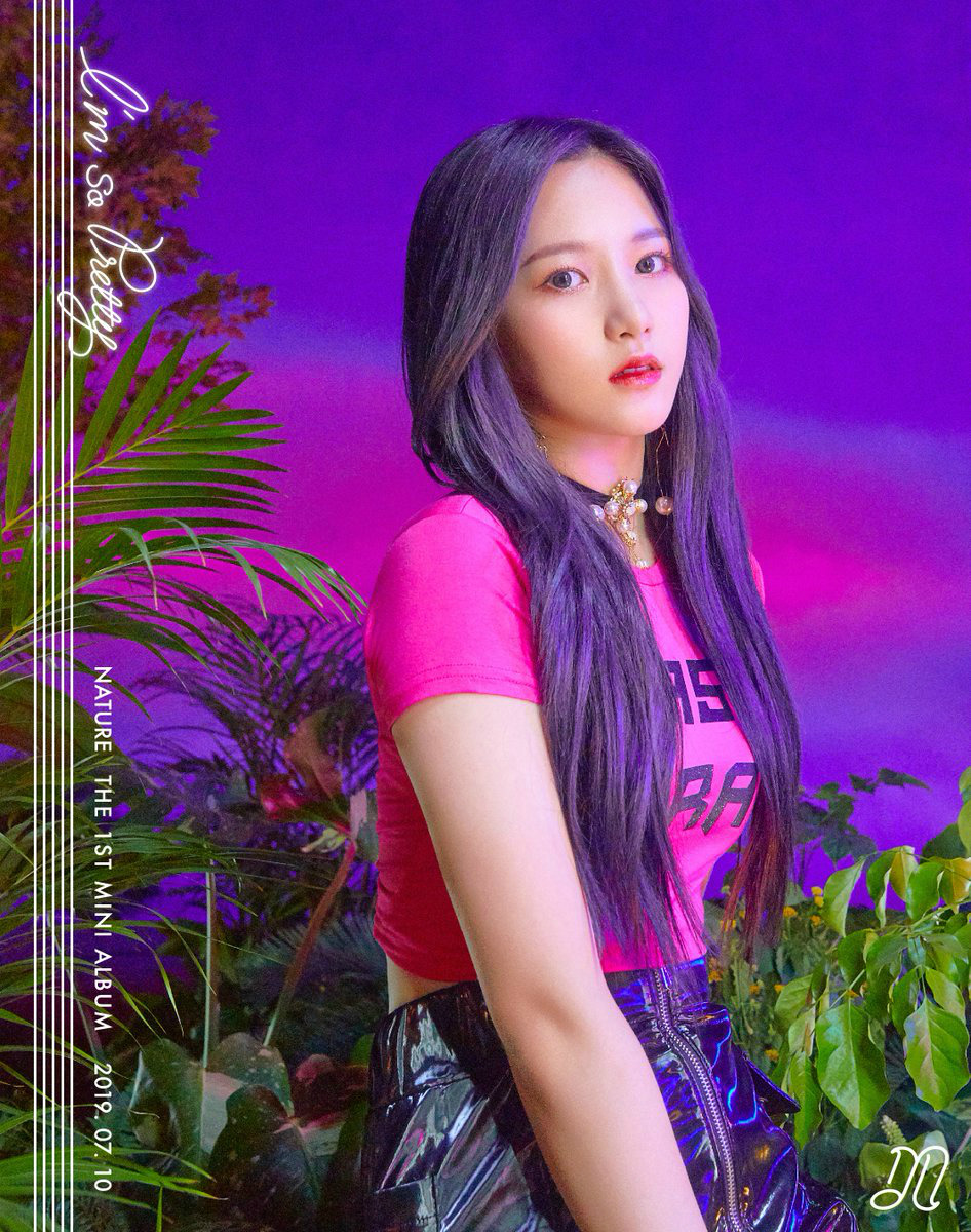 Portrait of K-pop solo singer Chaebin styled for I'm So Pretty single