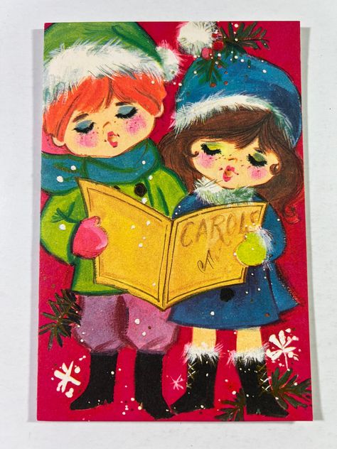 Christmas Caroling Children