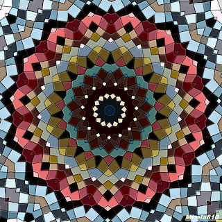 Colorful Geometric Mandala