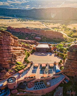 Red Rocks Amphitheatre Aerial View