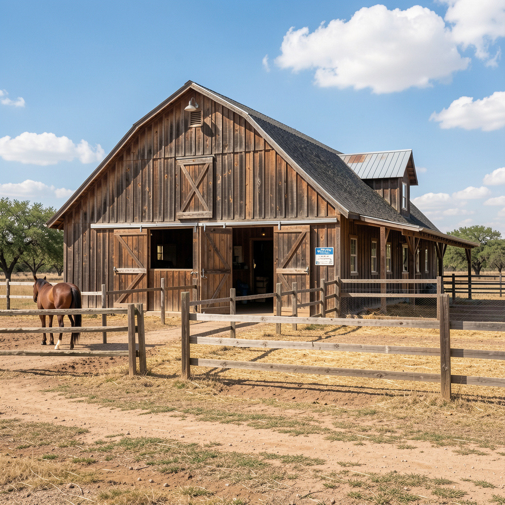 Rustic Wooden Barn