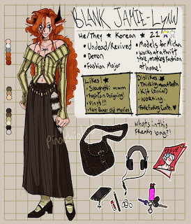 Anime Character Reference Sheet