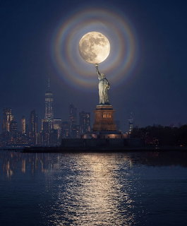 Statue of Liberty Moon