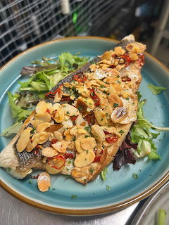 Almond Crusted Whole Fish