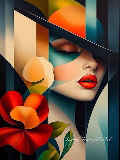 Abstract Woman Portrait