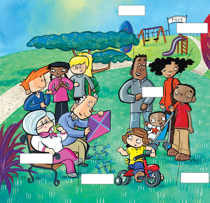 Cartoon Family Park