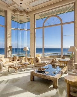 Luxury Ocean View Living Room