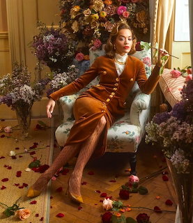 Rita Ora Floral Portrait