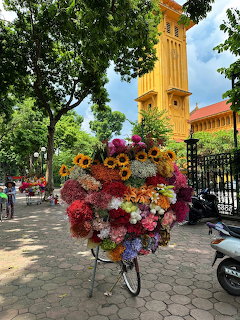 Vietnam Flower Vendor Bicycle