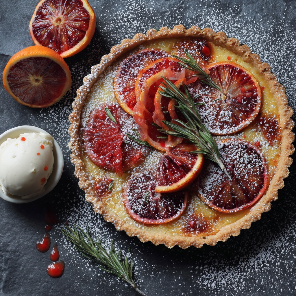 Blood Orange Tart