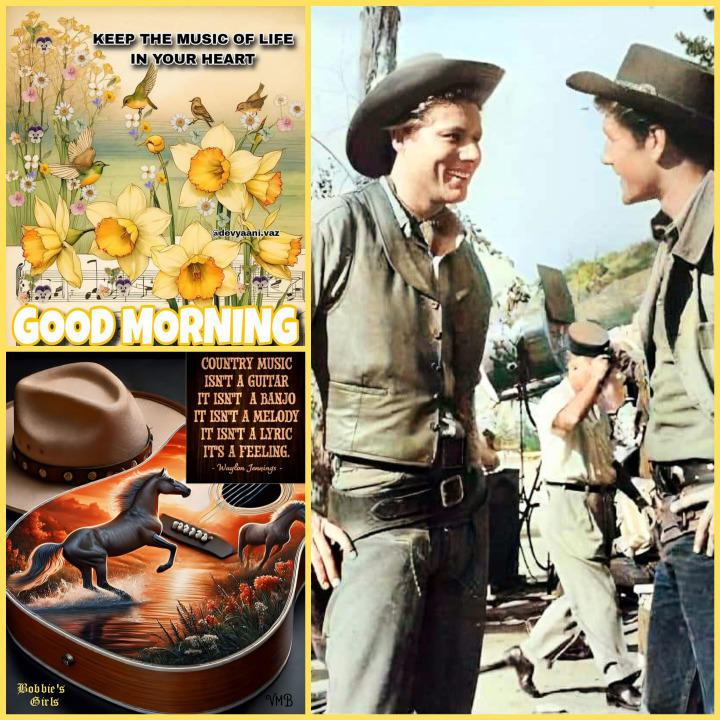 Cowboy Good Morning Collage