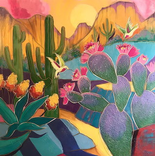 Desert Cactus Bloom