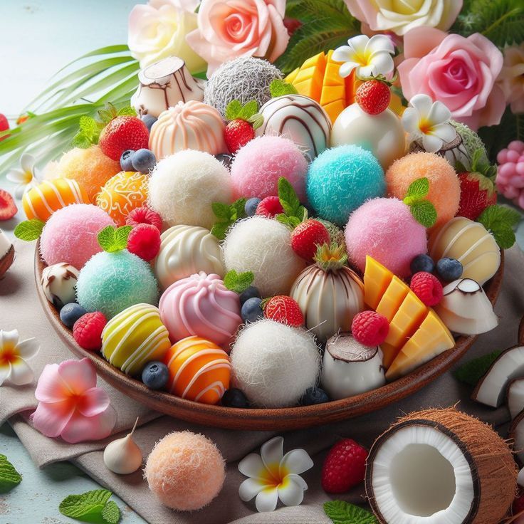 Colorful Dessert Bowl