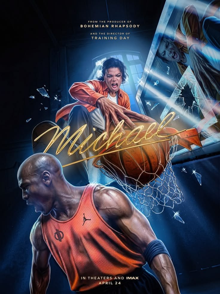 Michael Jordan Basketball Poster