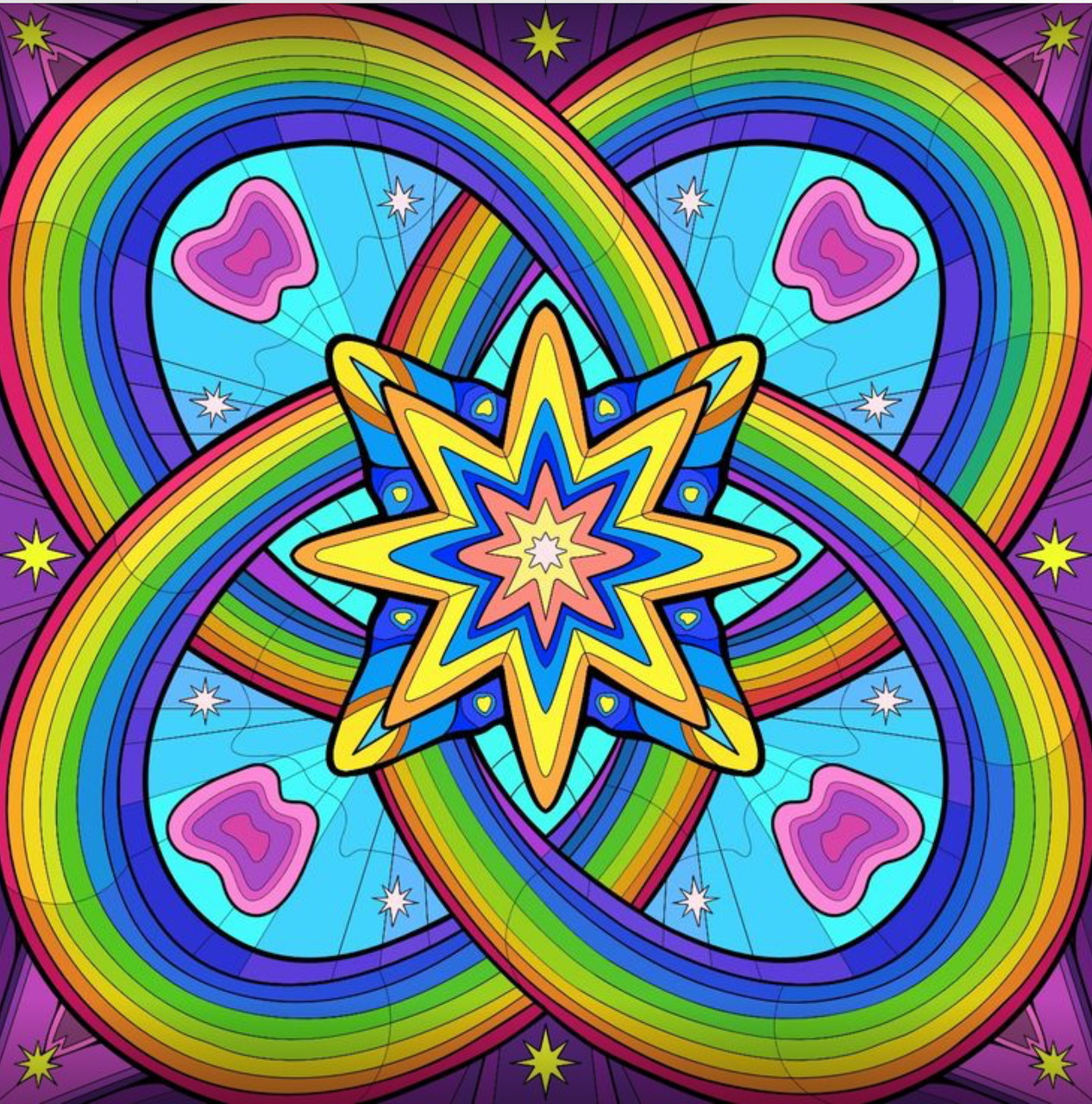 Colorful Rainbow Pattern