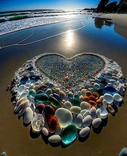 Heart of Sea Glass Beach