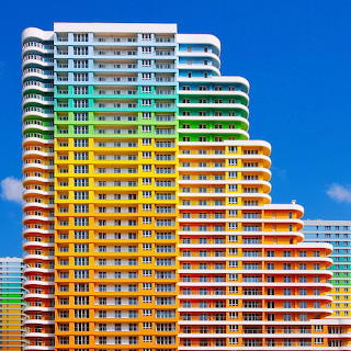 Colorful Modern Apartment Buildings
