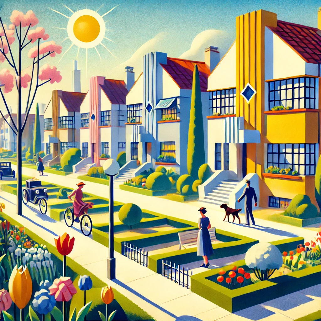 Spring Street Scene