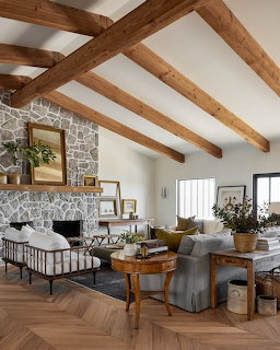 Wooden Ceiling Beams Living Room