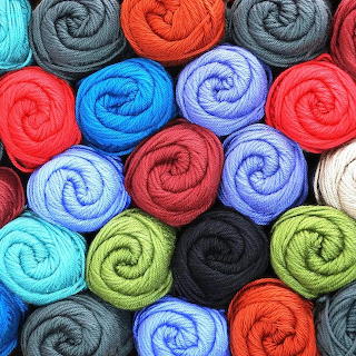Colorful Yarn Skeins Collection