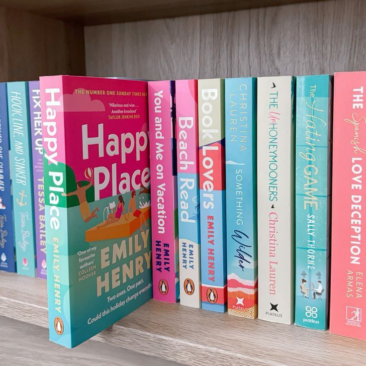 Colorful Bookshelf Books