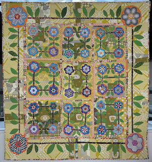 Floral Appliqué Quilt Design