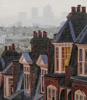 London Roftops Painting