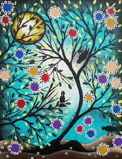 Tree in Turquoise