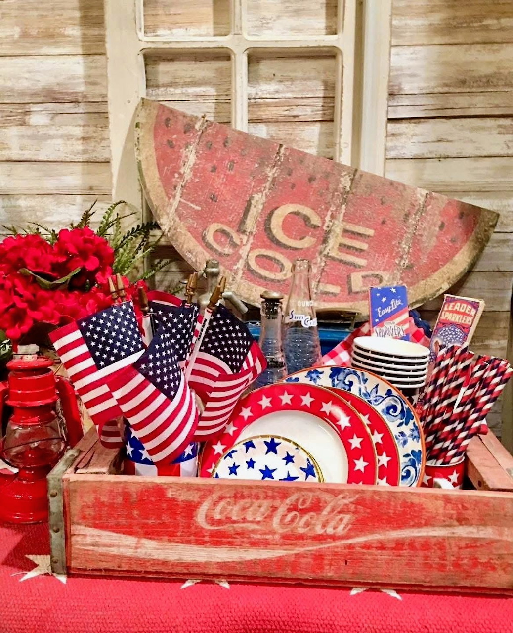 Patriotic Vintage Decor