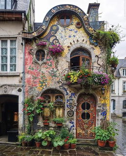 Mosaic Flower House