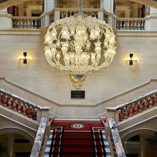 Raffles London Grand Staircase Chandelier