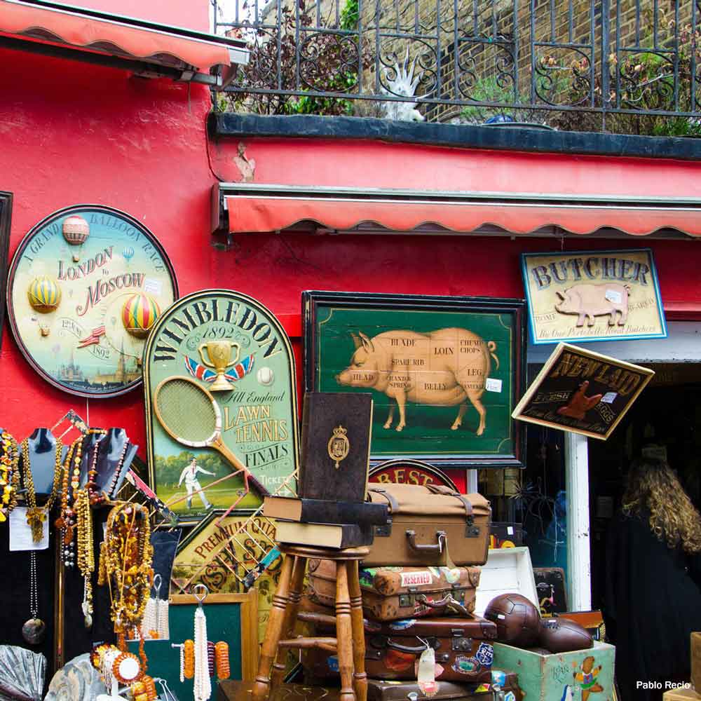 Vintage Antique Shop Storefront