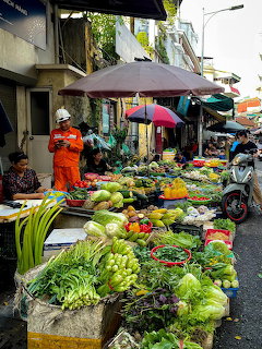 Hanoi Street Market Vegetables