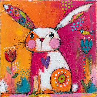 Whimsical Rabbit Art