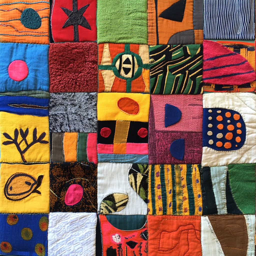 Colorful Patchwork Quilt