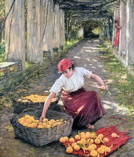 In a Ligur Garden by La Thangue