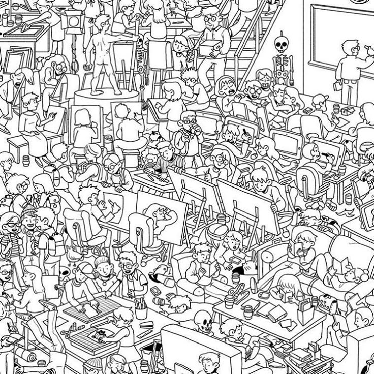 Busy Art Studio