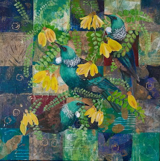 Hummingbirds and Yellow Flowers