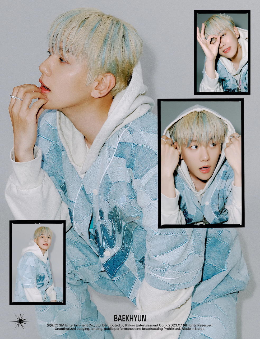 BAEKHYUN EXO Portrait Collage