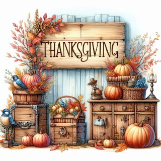 Thanksgiving Rustic Harvest Display