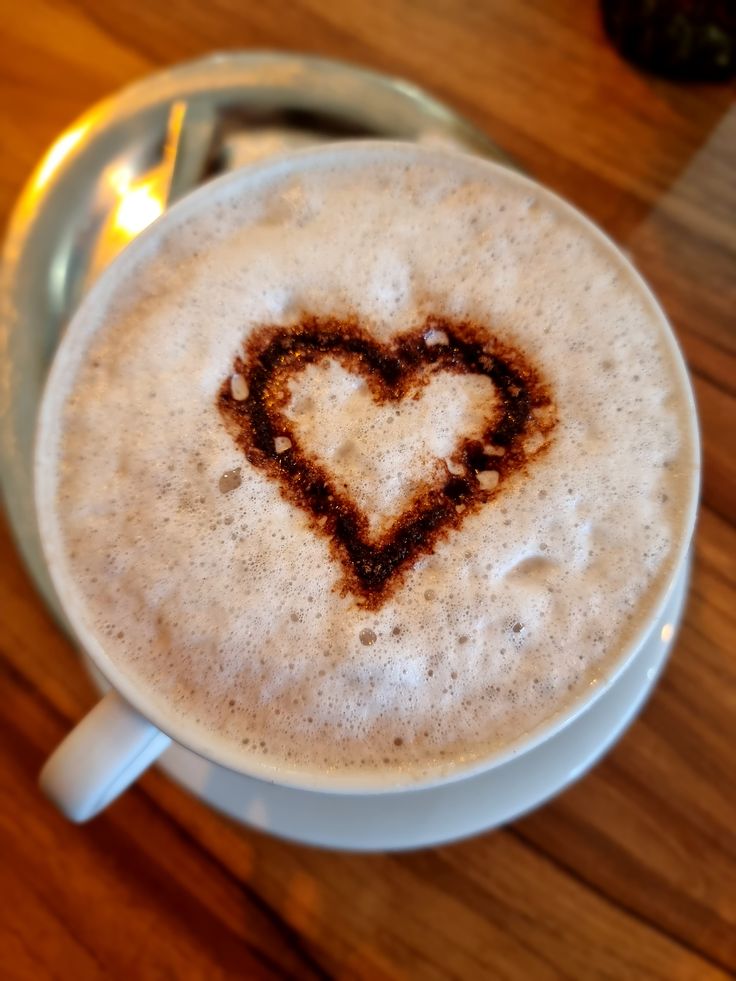 Cappuccino Heart Latte Art