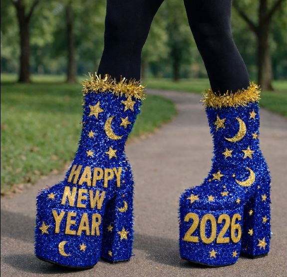 Happy New Year 2026 Boots